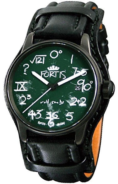 Fortis IQ Series Mens Black PVD Steel Watch 596.18.61L