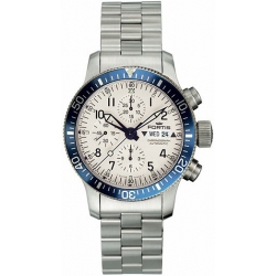 Fortis B-42 Diver Chronograph Mens Steel Bracelet Watch 640.10.12M