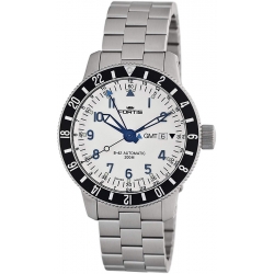 Fortis B-42 Diver Gmt Series Mens Steel Bracelet Watch 650.10.12M
