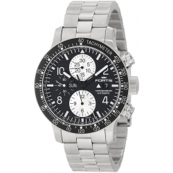 Fortis B-42 Stratoliner Chronograph Mens Steel Bracelet Watch 665.10.11M