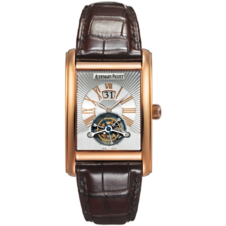 26009OR.OO.D088CR.01 Audemars Piguet Edward Large Date Tourbillon 18K Pink Gold Watch
