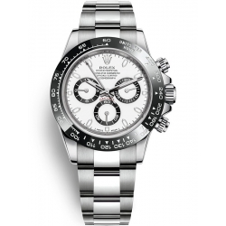 Rolex Cosmograph Daytona Stainless Steel White Dial Watch 116500LN