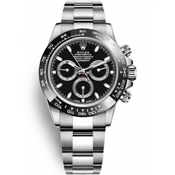 Rolex Cosmograph Daytona Stainless Steel Black Dial Watch 116500LN