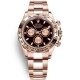 Rolex Cosmograph Daytona Everose Gold Black Pink Dial Watch 116505
