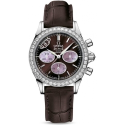Omega De Ville Co-Axial Chrono Brown Watch 422.18.35.50.13.001