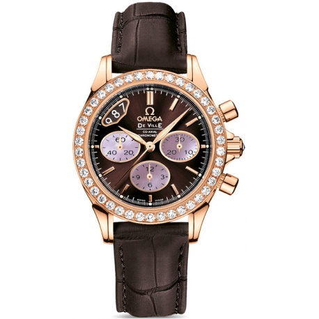 Omega De Ville Co-Axial Chrono Diamond Watch 422.58.35.50.13.001