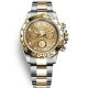 Rolex Cosmograph Daytona Steel Yellow Gold Diamond Champagne Dial Watch 116503