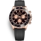 Rolex Cosmograph Daytona Everose Gold Black Pink Dial Watch 116515LN