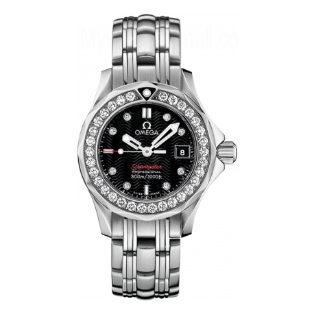 Omega Seamaster 300m Ladies Diamond Watch 212.15.28.61.51.001