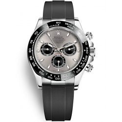 Rolex Cosmograph Daytona White Gold Steel Black Dial Watch 116519LN
