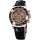 Rolex Cosmograph Daytona Everose Gold Chocolate Dial Leather Watch 116515-LNBR