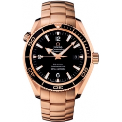 Omega Planet Ocean 42mm Rose Gold Bracelet Watch 222.60.42.20.01.001