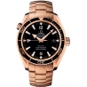 Omega Planet Ocean 42mm Gold Bracelet Watch 222.60.42.20.01.001