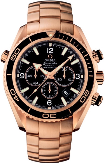 omega seamaster chronograph rose gold