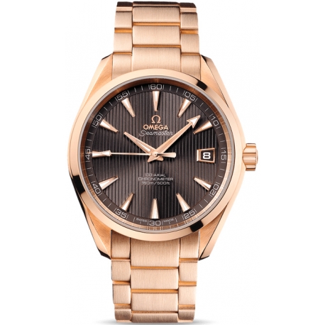 Omega Seamaster Aqua Terra Gold Bracelet Watch 231.50.42.21.06.001