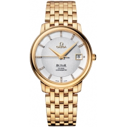 Omega De Ville Prestige 36mm Mens Gold Bracelet Watch 4174.35