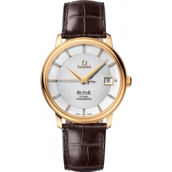 Omega De Ville Prestige 36mm Mens Gold Case Watch 4617.35.02