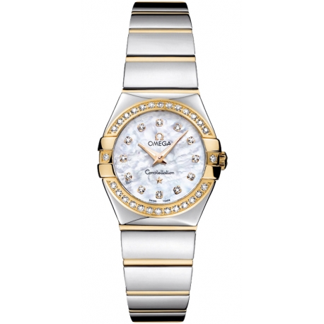 Omega Constellation 09 Womens Diamond Watch 123.25.24.60.55.007