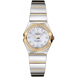 Omega Constellation 09 Womens 2 Tone Watch 123.25.24.60.55.008