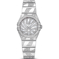 Omega Luxury Edition 24mm Womens Diamond Watch 123.55.24.60.55.012