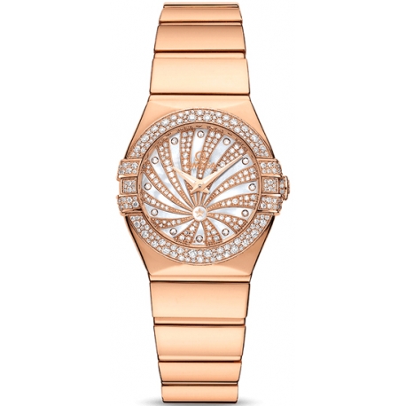 Omega Luxury Edition Diamond Womens Watch 123.55.24.60.55.013