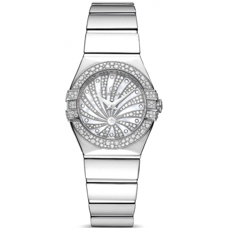 Omega Luxury Edition Diamond Womens Watch 123.55.24.60.55.014