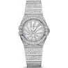 Omega Luxury Edition White Gold Diamond Watch 123.55.27.60.55.010