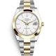 Rolex Datejust 41 Steel Yellow Gold White Dial Oyster Watch 126303