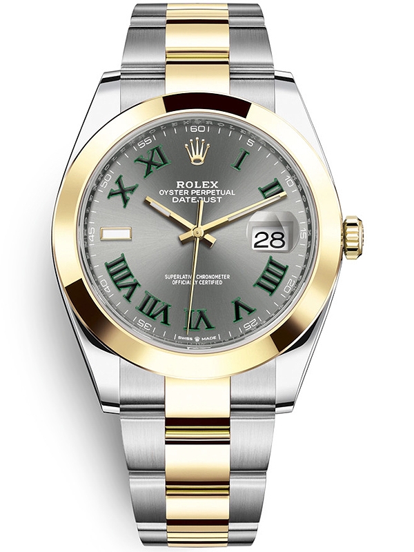 rolex datejust steel and yellow gold