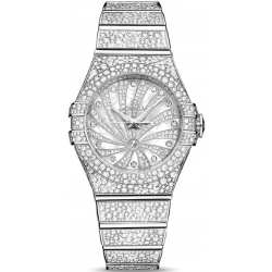 Omega Luxury Edition Womens White Gold Watch 123.55.31.20.55.007