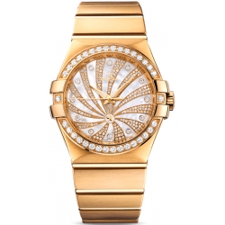 Omega Luxury Edition Yellow Gold Bracelet Watch 123.55.35.20.55.001