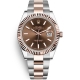 Rolex Datejust 41 Steel Everose Gold Chocolate Dial Oyster Watch 126331