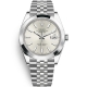 Rolex Datejust 41 Steel Silver Dial Smooth Bezel Jubilee Watch 126300