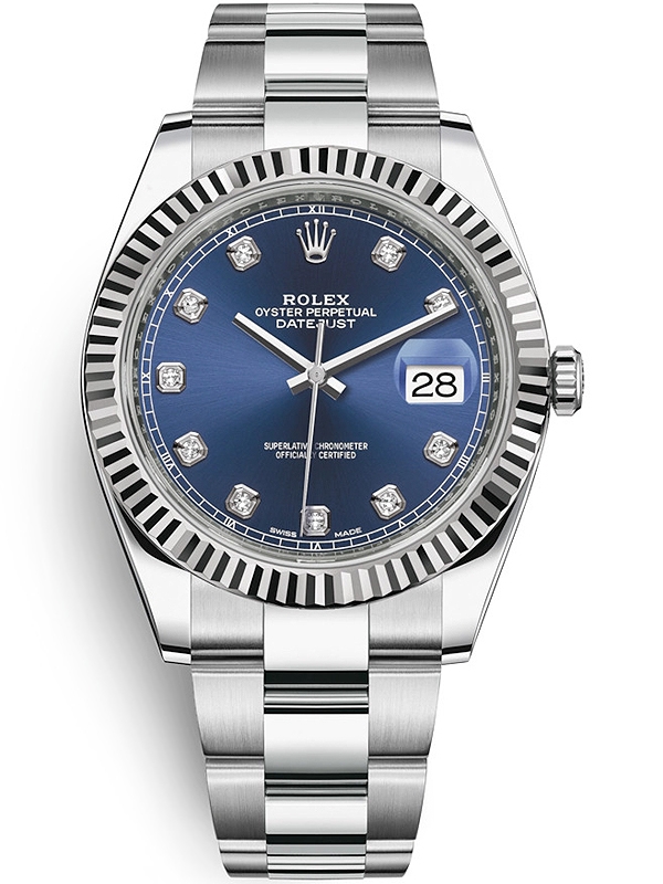 126334 Rolex Datejust 41 Diamond Watch