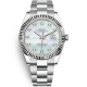 Rolex Datejust 41 Steel White Gold Diamond MOP Dial Oyster Watch 126334