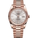 Rolex Day-Date 40 Everose Gold Stripe Sundust Dial President Watch 228235