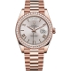 Rolex Day-Date 40 Everose Gold Diamond Bezel Roman Sundust President Watch 228345RBR
