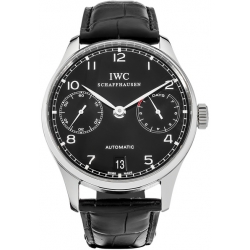 IWC Portuguese 7 Days Automatic Mens Steel Watch IW500109