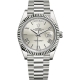 Rolex Day-Date 40 White Gold Quadrant Silver Dial President Watch 228239