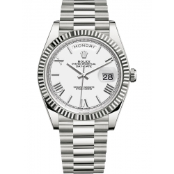 Rolex Day-Date 40 White Gold White Dial President Watch 228239
