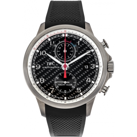 IWC Portuguese Yacht Club Carbon Fiber Titanium Watch IW390212