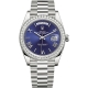 Rolex Day-Date 40 White Gold Diamond Bezel Blue Dial President Watch 228349RBR