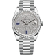 Rolex Day-Date 40 Platinum Diamond Bezel Paved Dial President Watch 228396TBR