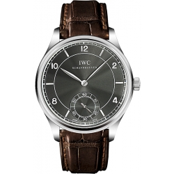 IWC Vintage Portuguese Hand Wound Mens White Gold Watch IW544504