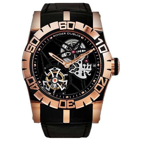 Roger Dubuis Diver Tourbillon Rose Gold Watch SED48-02SQ-51-00/09000/B1