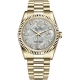 Rolex Day-Date 36 Yellow Gold Diamond Meteorite Dial President Watch 118238