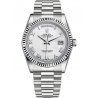 Rolex Day-Date 36 White Gold Roman White Dial President Watch 118239