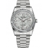 118239-0294 Rolex Day-Date 36 White Gold Diamond Meteorite Dial President Watch