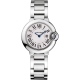 Ballon Bleu de Cartier 28 mm Silver Dial Steel Watch W69010Z4