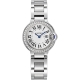 Ballon Bleu de Cartier 28 mm Diamond Bezel Steel Watch W4BB0015